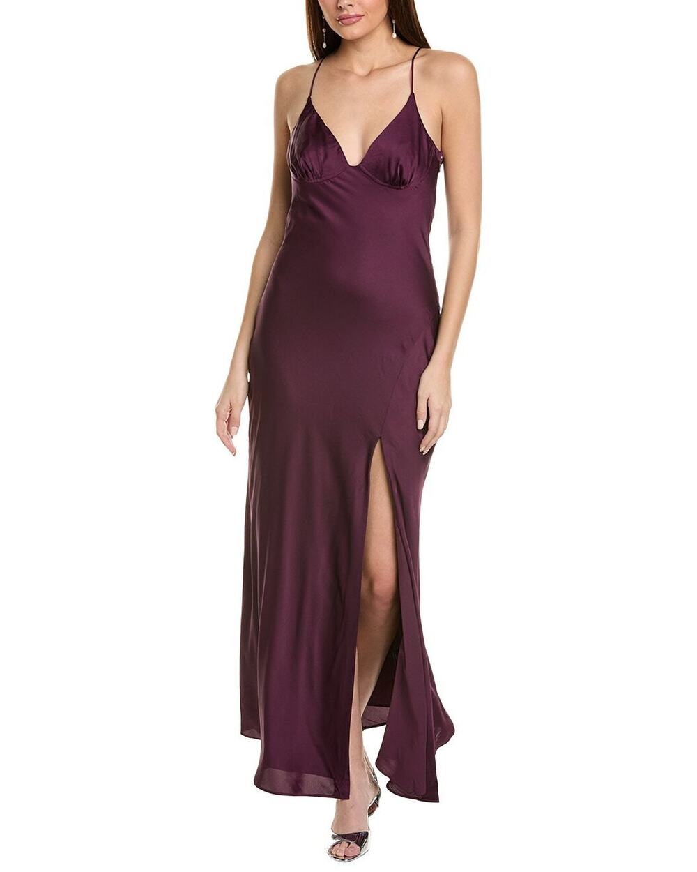 Hutch Emaline Maxi Dress - S - Plum